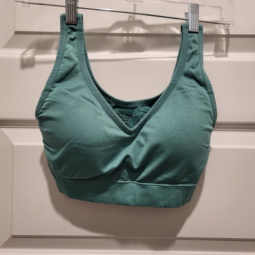 Jockey back smoothing sports bra – teal